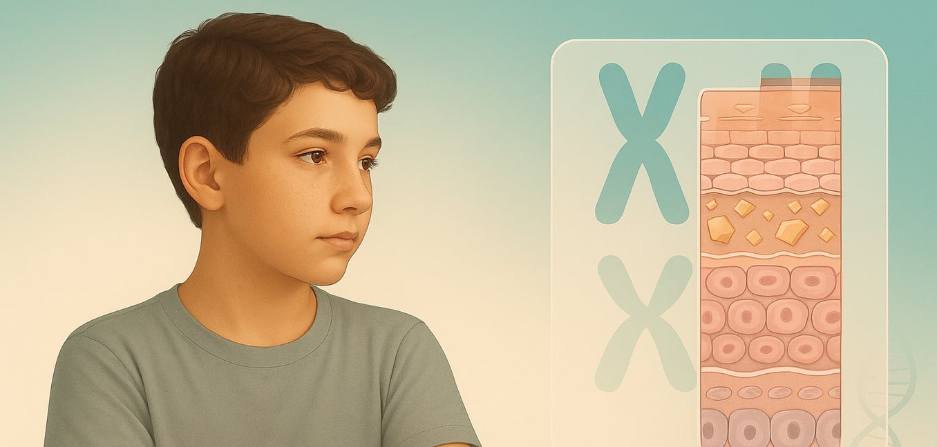 隐性X连锁鱼鳞病的症状指南 | March