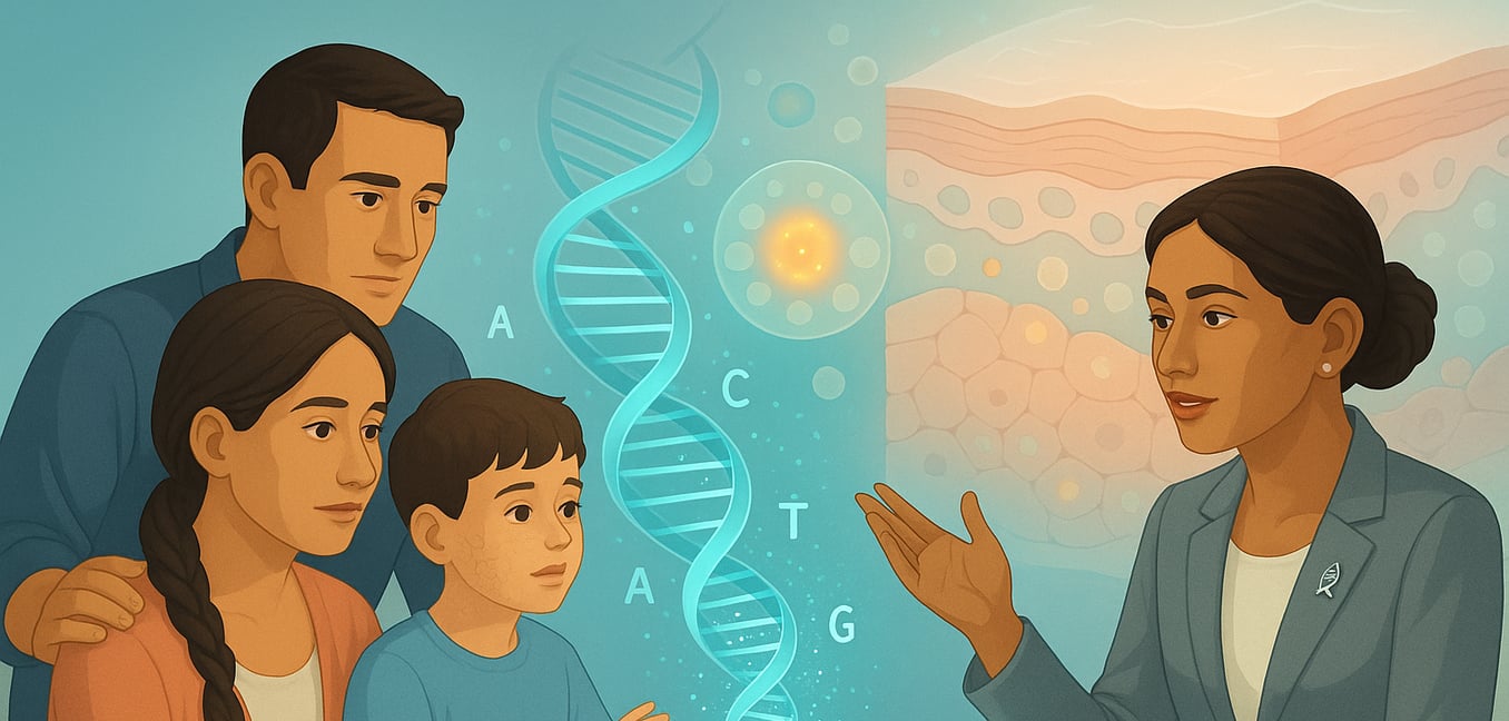 Die integrale Rolle von Genetikern bei der Behandlung von rezessiver x-chromosomaler Ichthyose | March