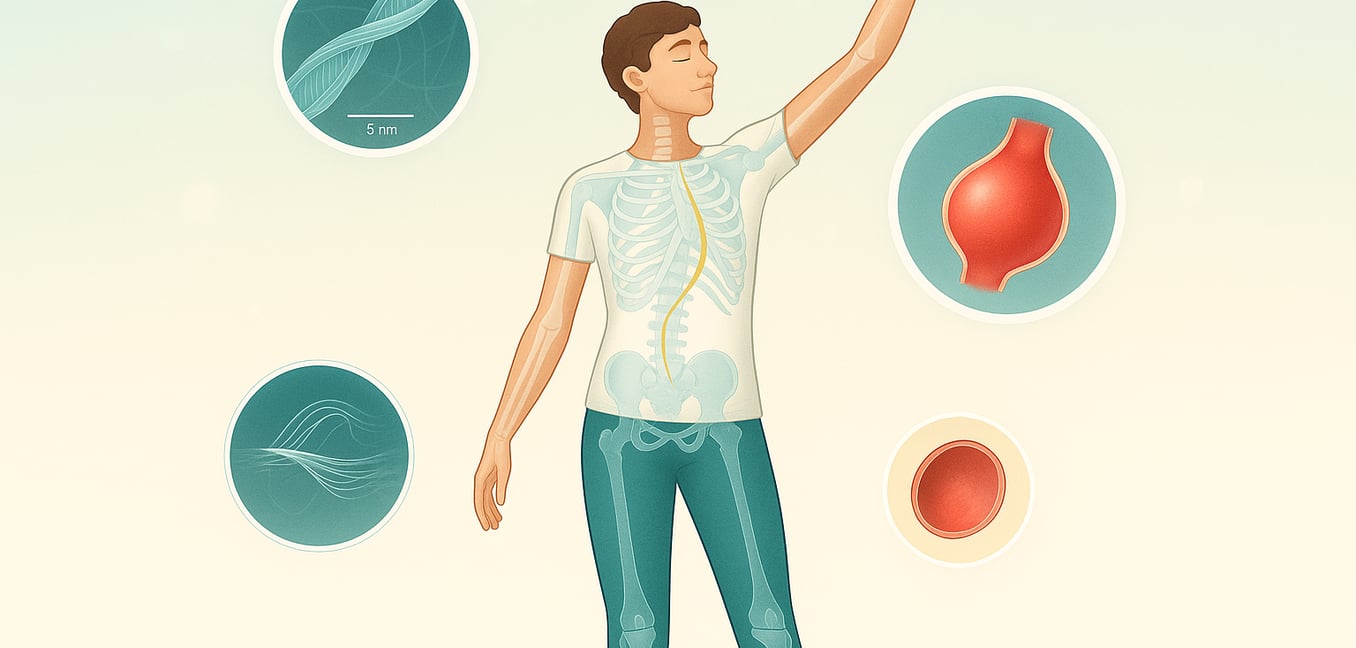 What are 5 symptoms of Marfan? | March