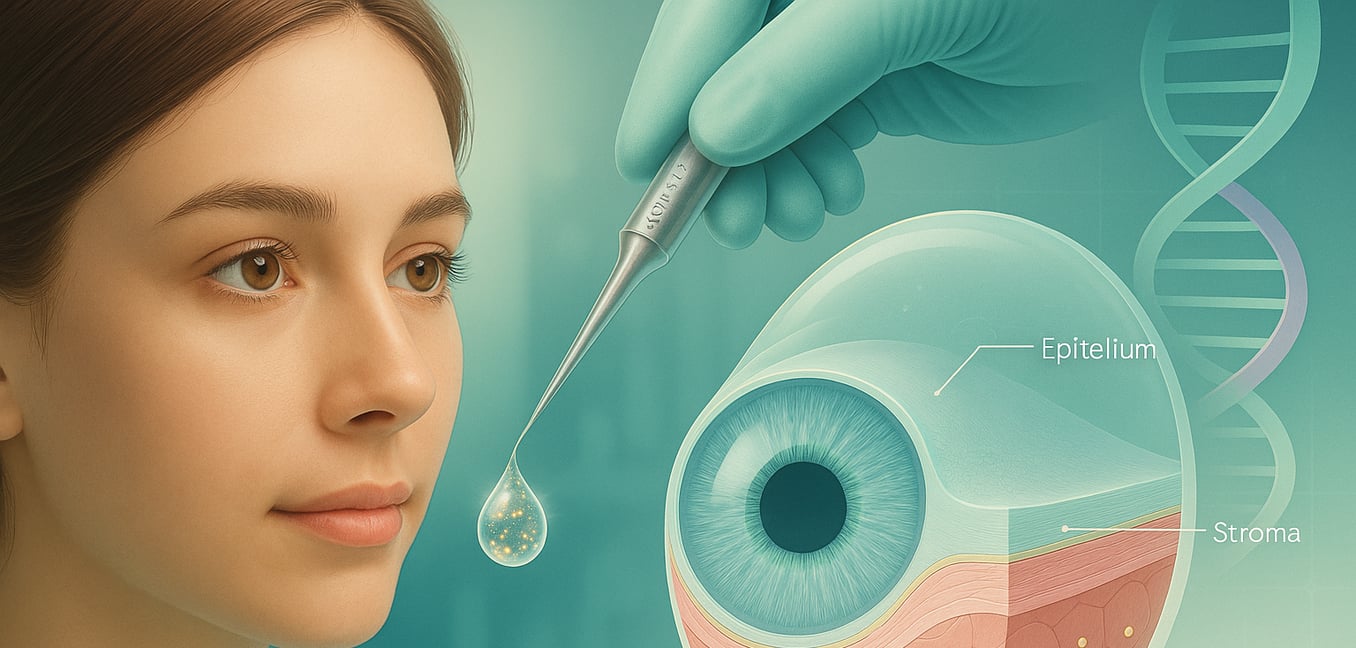 What is the new treatment for corneal dystrophy? | March