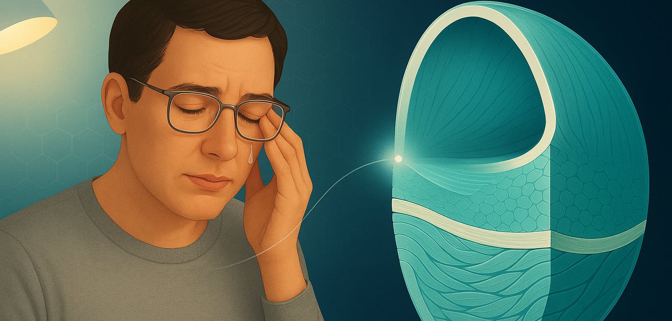 What is the main cause of corneal dystrophy? | March