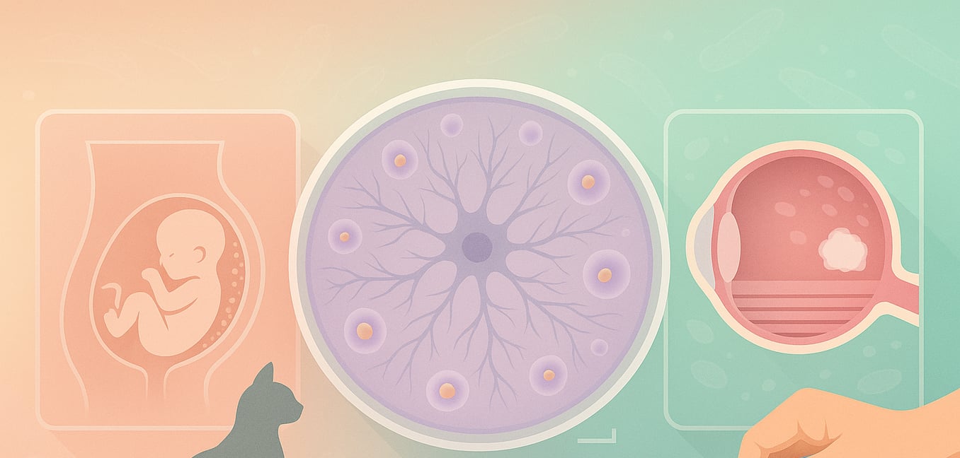 Does toxoplasmosis go away? | March