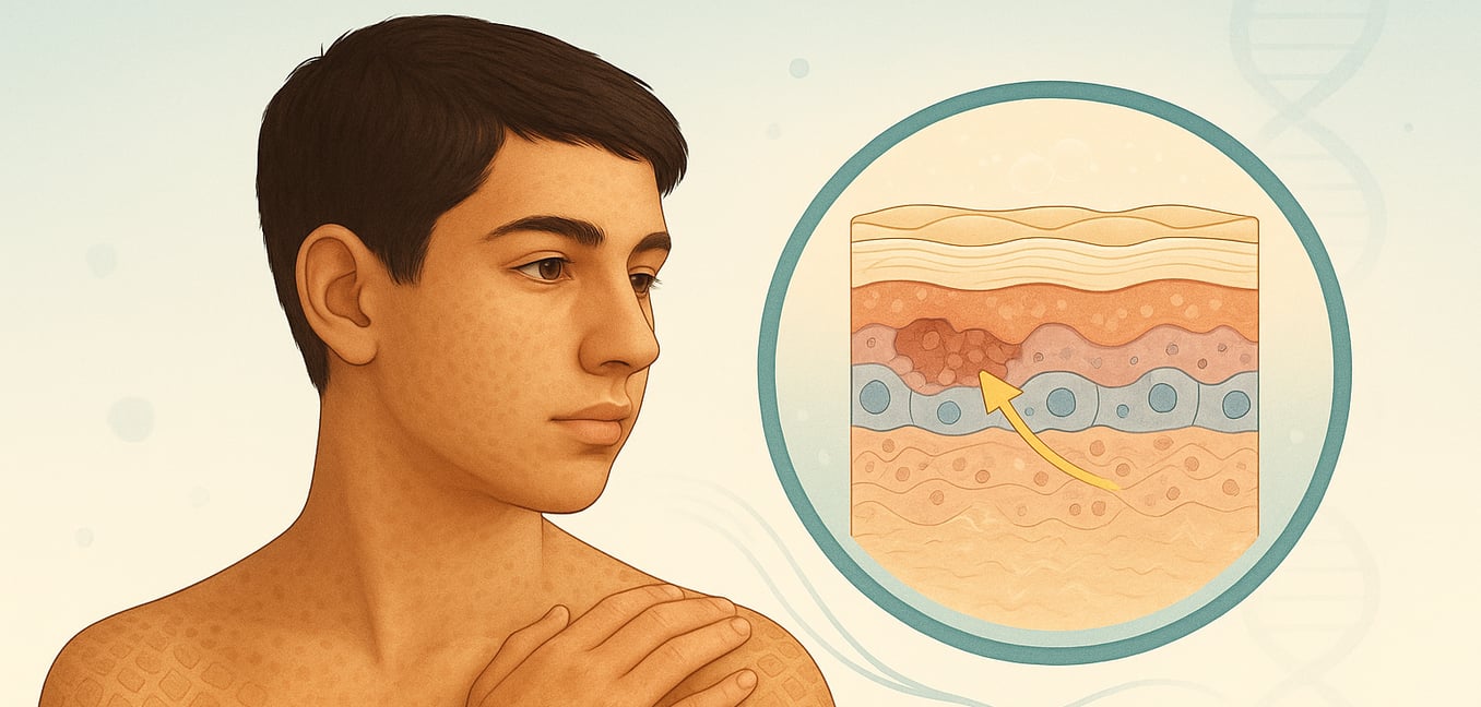 What are the symptoms of X-linked ichthyosis? | March