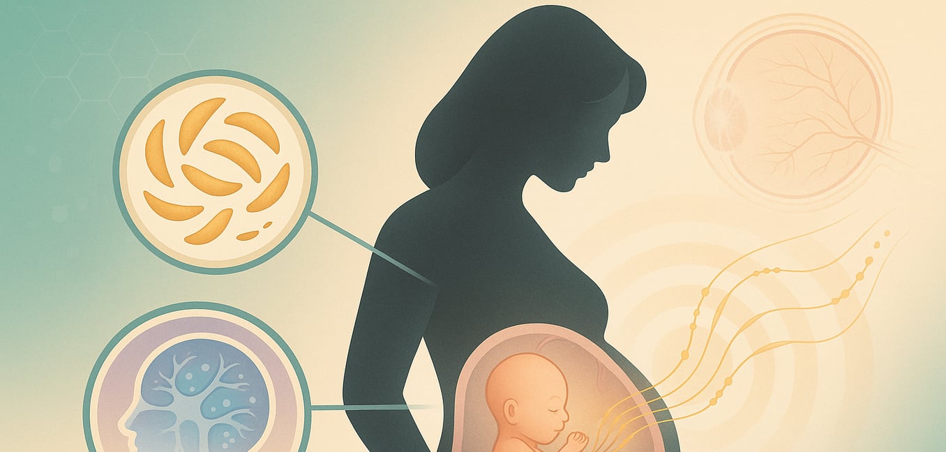 What does congenital toxoplasmosis cause? | March
