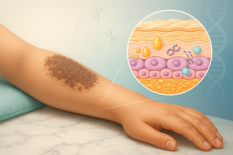 A Cellular Perspective: How Recessive X-Linked Ichthyosis Alters the Skin